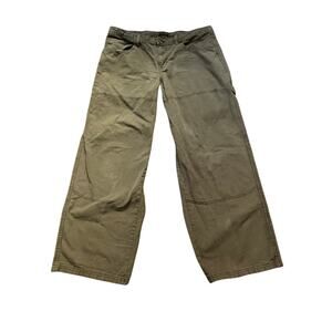 Wild Fable Pants Women's 12 Green Wide Leg Cargo